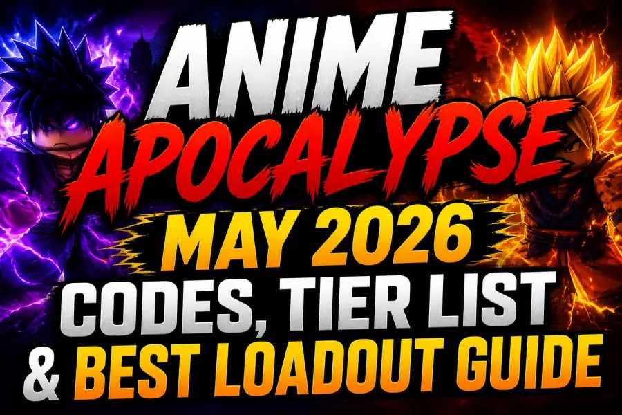 Roblox Anime Apocalypse May 2026 Codes Tier List Best Loadout