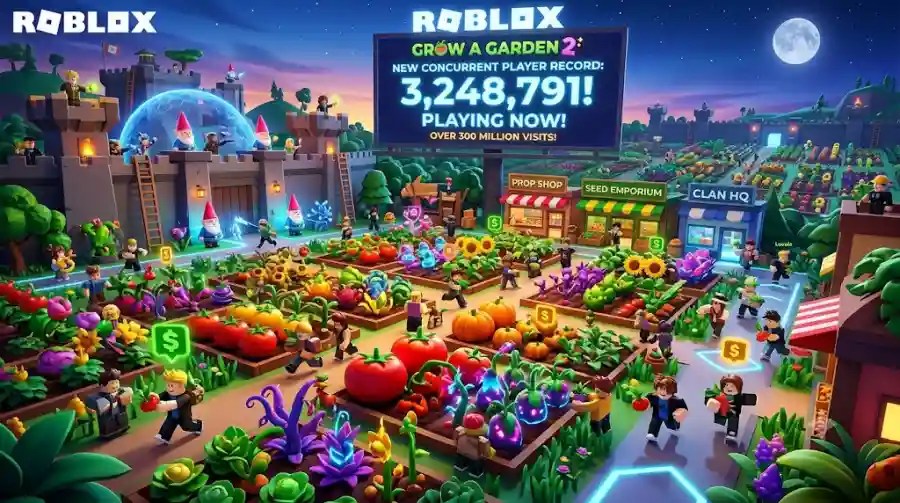 Why Grow A Garden 2 Is Breaking Every Roblox Player Record In 2026