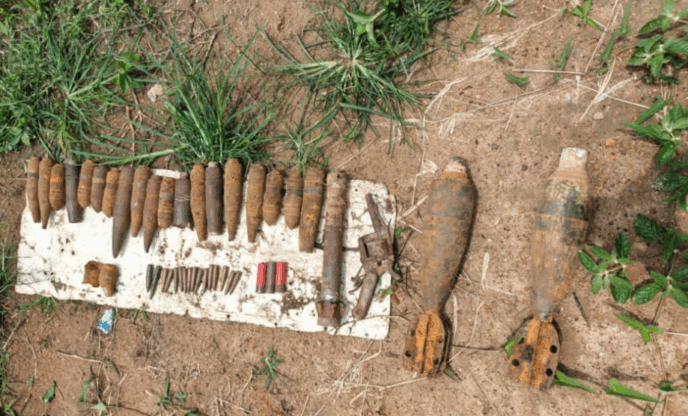 Kaduna Police recover explosive devices, ammunition from scrap depot