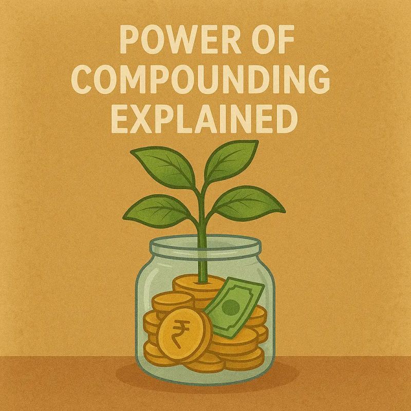 The Power Of Compounding Interest Explained - Mobile Vintage Illustrations for Desktop