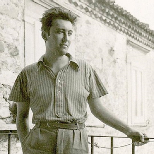 Portrait of Italian historian Franco Venturi