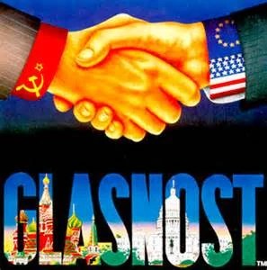 Printed material associated with glasnost and late Soviet political reform