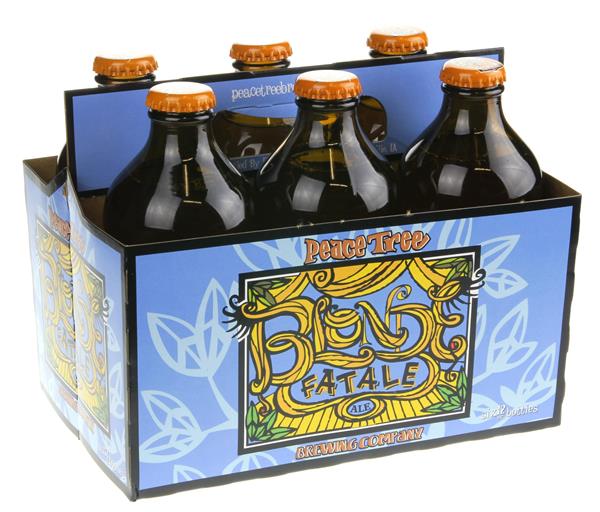 1 bottle of Peace Tree Blonde Fatale Ale