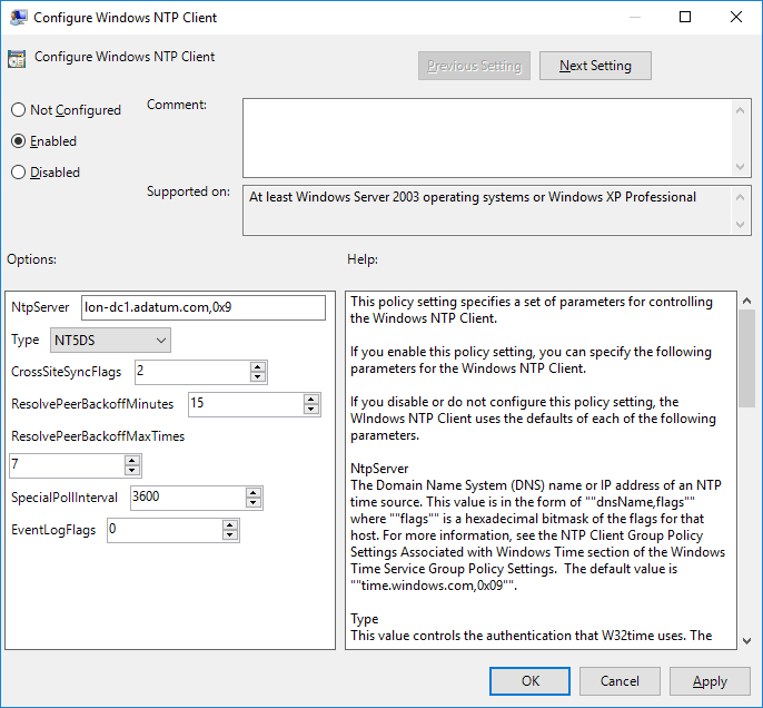 Configure NTP Time Sync Using Group Policy – TheITBros (12)