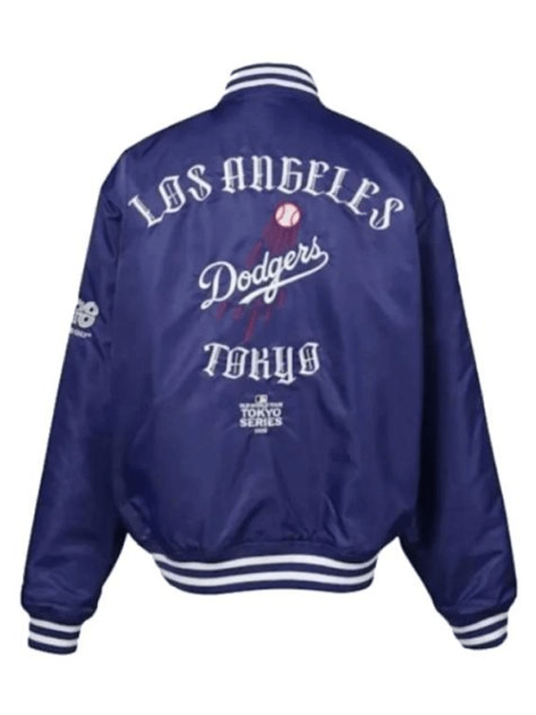 Tokyo Series Dodgers Varsity Jacket - The Jacket Cart