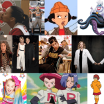 Montage of iconic lesbian halloween costume ideas