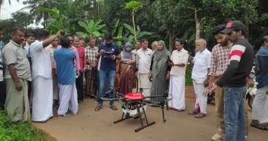 Nano urea application to farmers now through drone; The experiment was conducted at Chaliyar field.