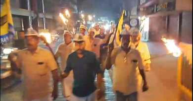 AAP Ernad Constituency staged a protest against Arvind Kejriwal's arrest.