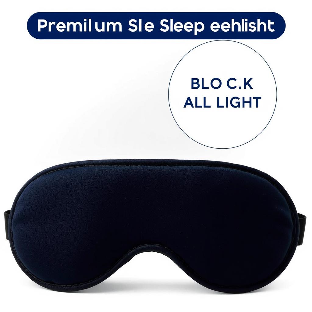 Sleep mask for creating optimal sleep conditions during burnout recovery