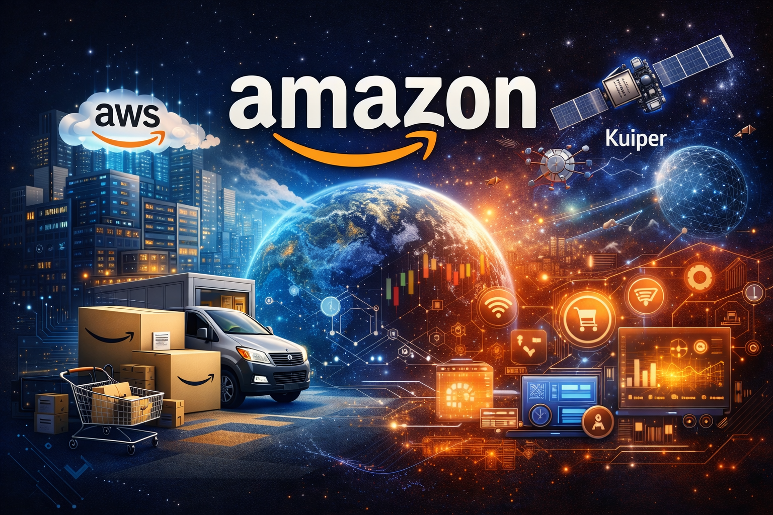 Amazon.com, Inc. (AMZN) business overview with AWS, e-commerce, and technology growth engines
