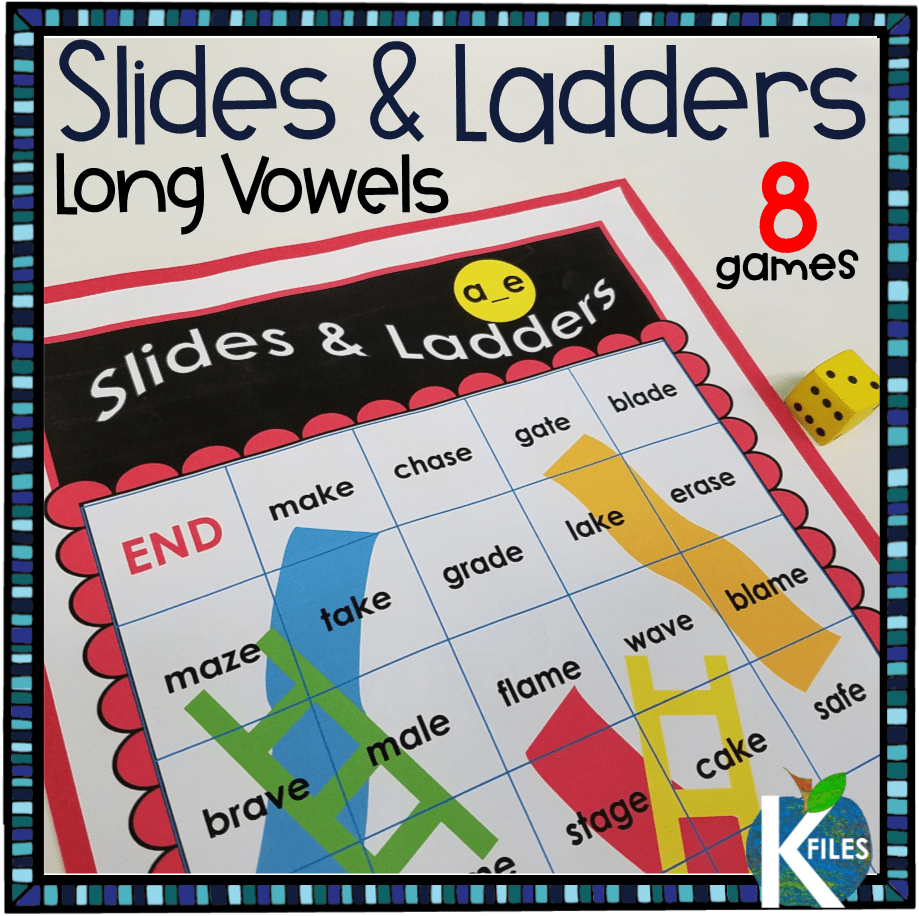 Slides and Ladders Long Vowel Games