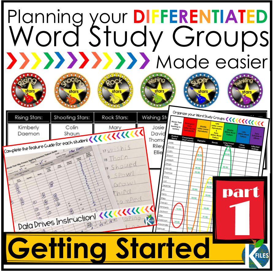 Words Their Way OUR Way PART 1: Getting Started