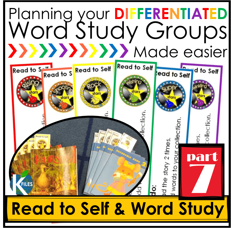 Words Their Way, OUR way Part 7: Read to Self as Word Study