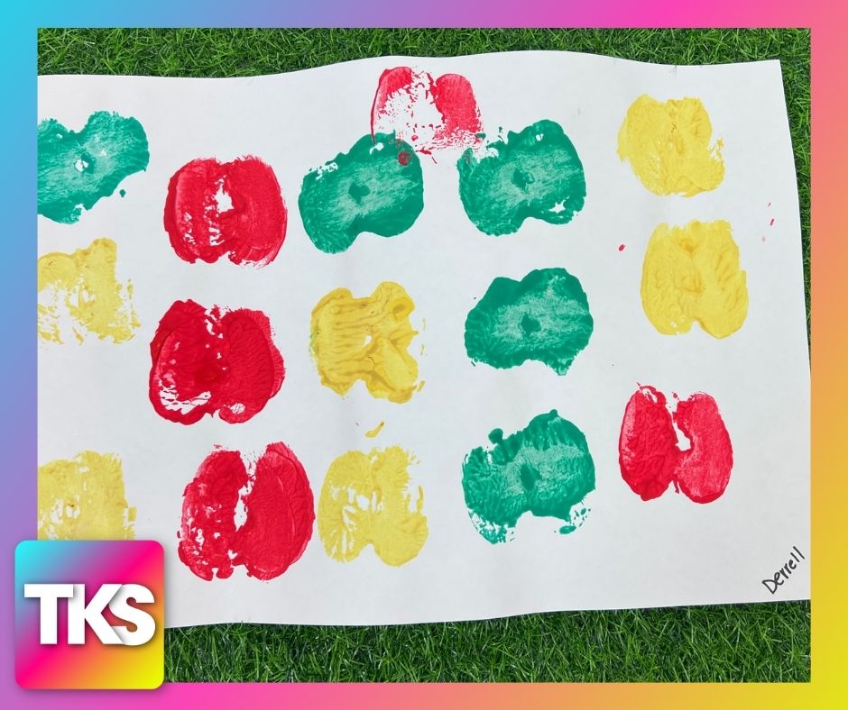 apple art projects for kids