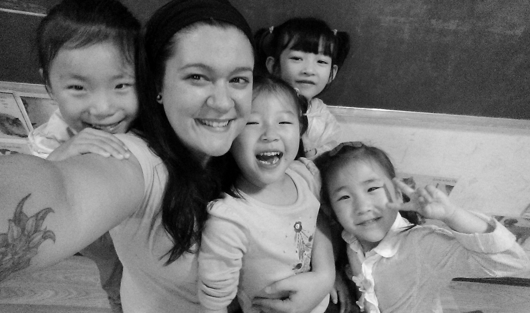 I don't have many selfies with my older students! They're too cool for selfies!