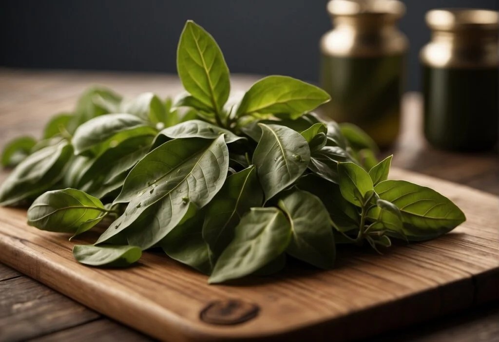 Bay leaves vs basil leaves