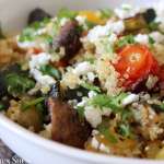 Clean Eating Summer Roasted Veggie Quinoa 1