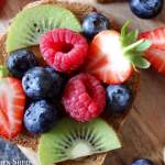 Clean Eating Fruit Pizza Toast 2