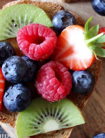 Clean Eating Fruit Pizza Toast 2