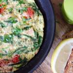 Clean Eating Smoked Salmon & Veggie Omelette 1