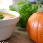 Clean Eating Garlic Roasted Pepper & Pumpkin Soup 1