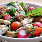 Clean Eating Chicken & Basil Salad