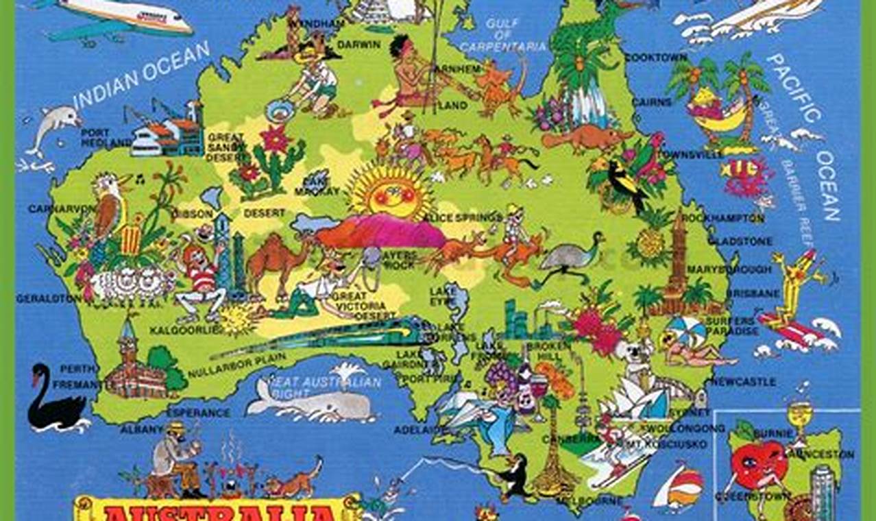 Explore Australia Landmarks Map Top Attractions Th 331 