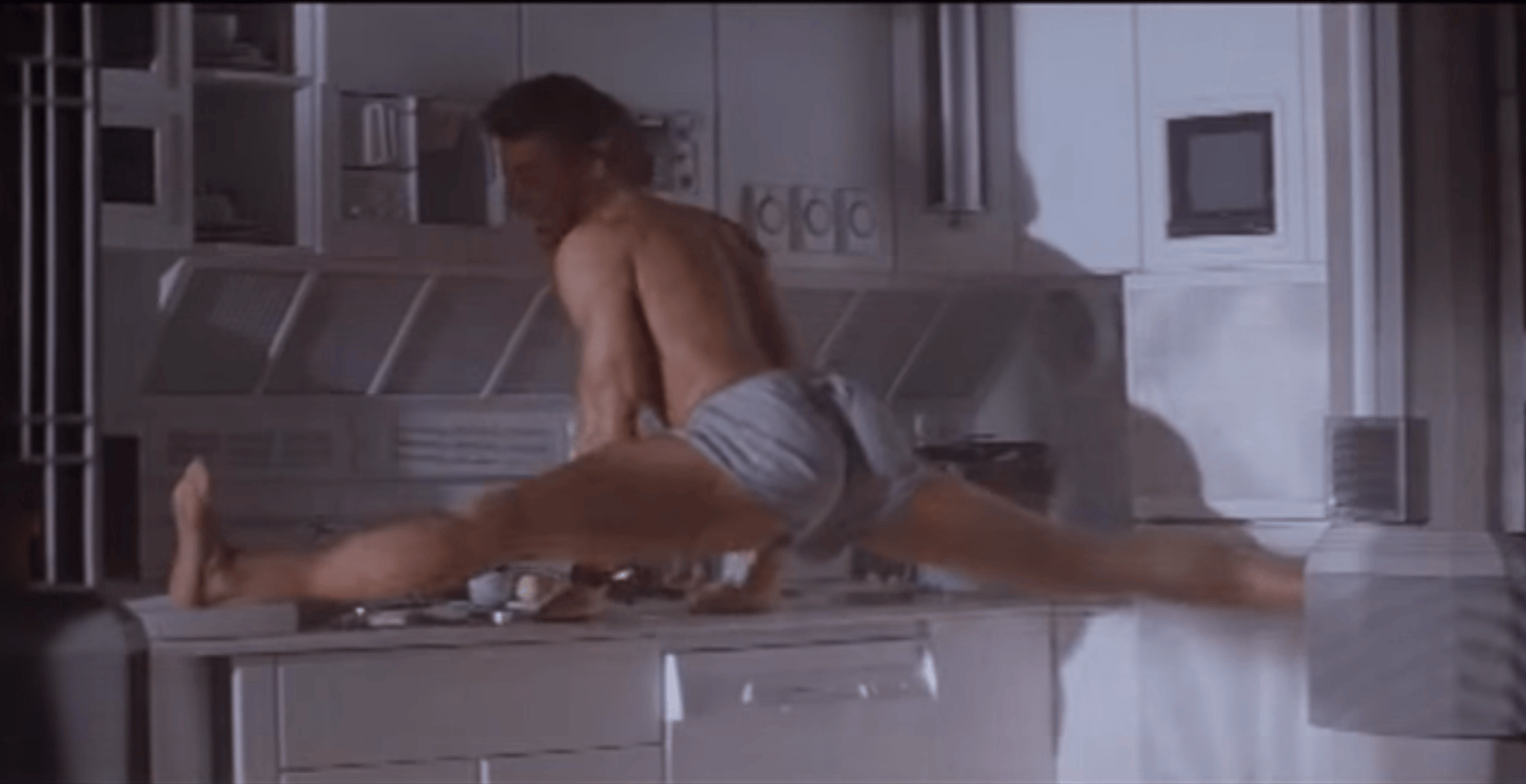 Jean-Claude Van Damme Timecop Kitchen Split