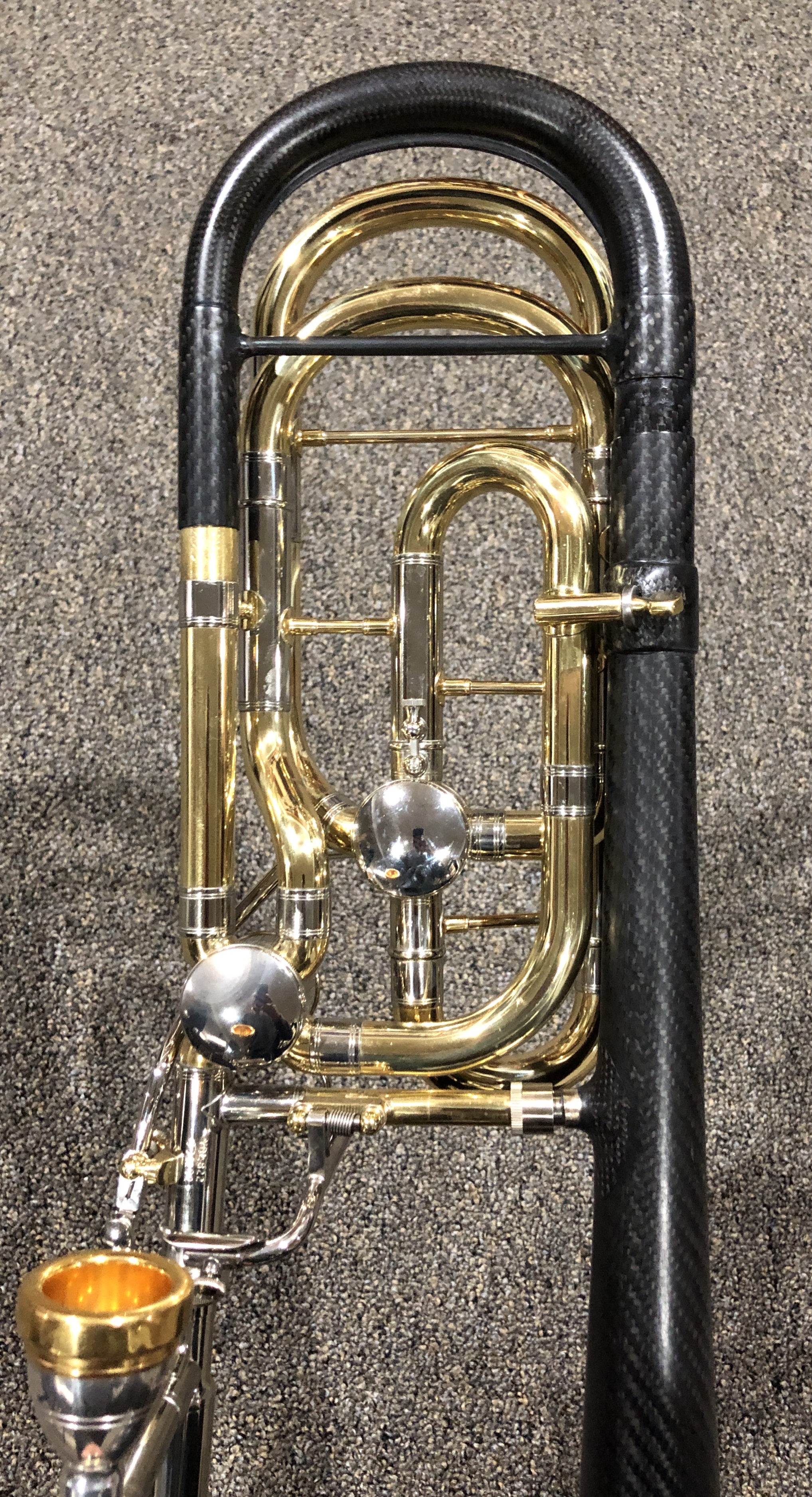My new carbon fiber bass trombone by Butler Trombones. This is not