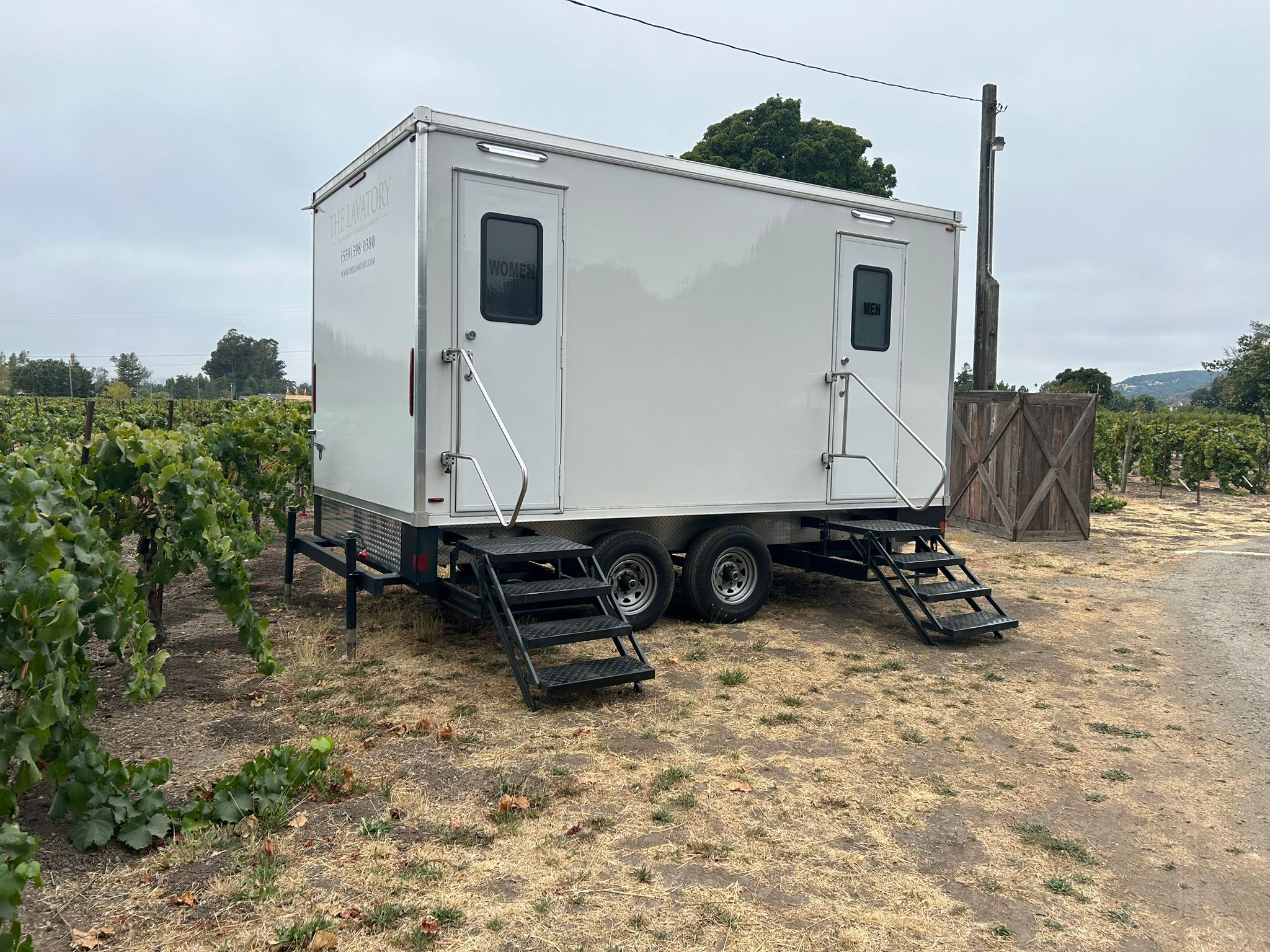 Winery Restroom Trailer Rentals