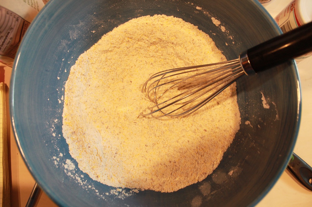 Rhubarb Upside-Down Cornbread | The Lazy Vegan Baker