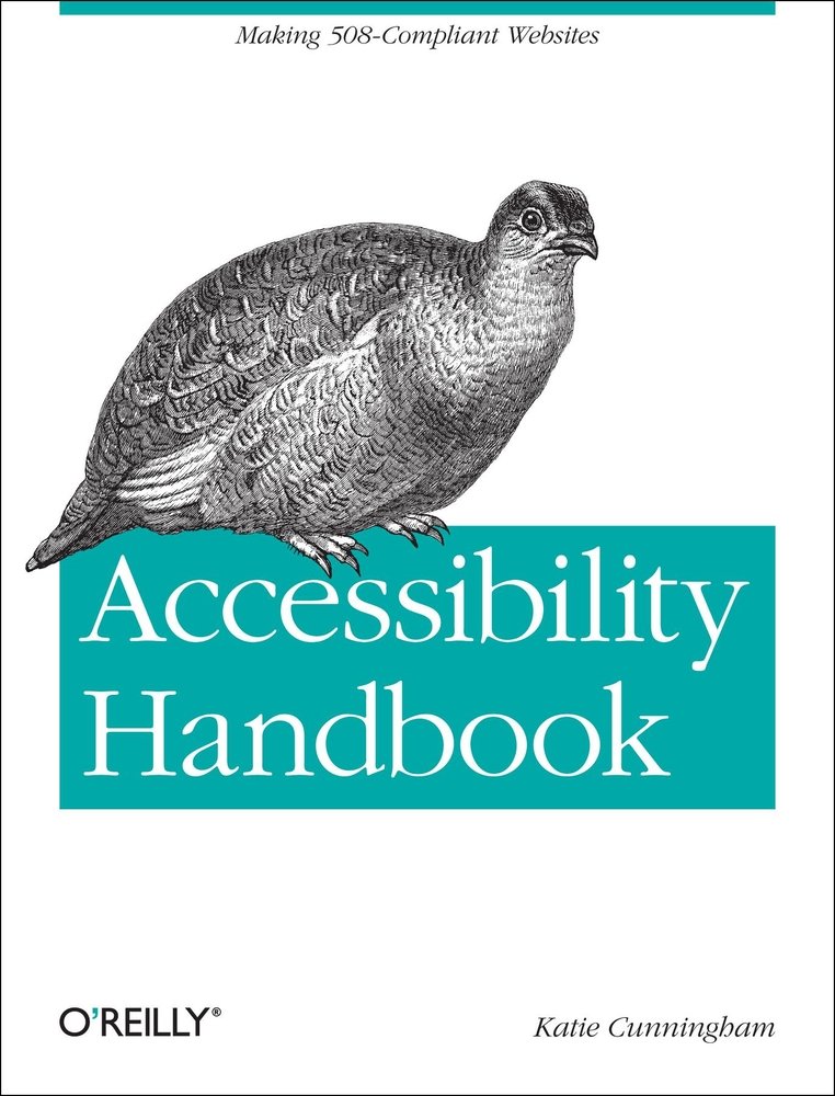 Cover: The Accessibility Handbook by Katie Cunningham
