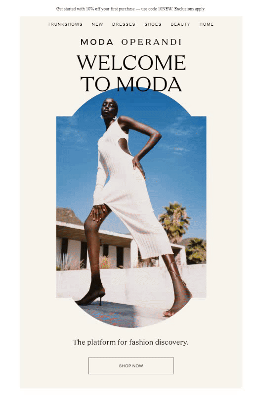 kinetic effect email with css animation