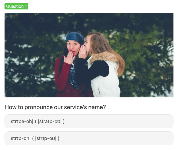 Running Quizzes AMP Emails