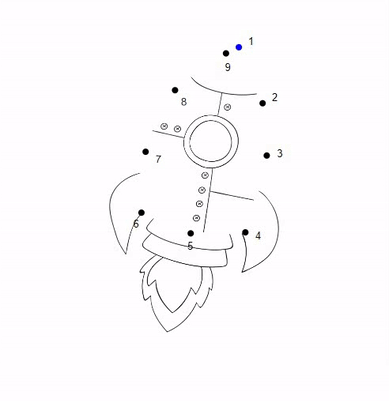 dot to dot game in action