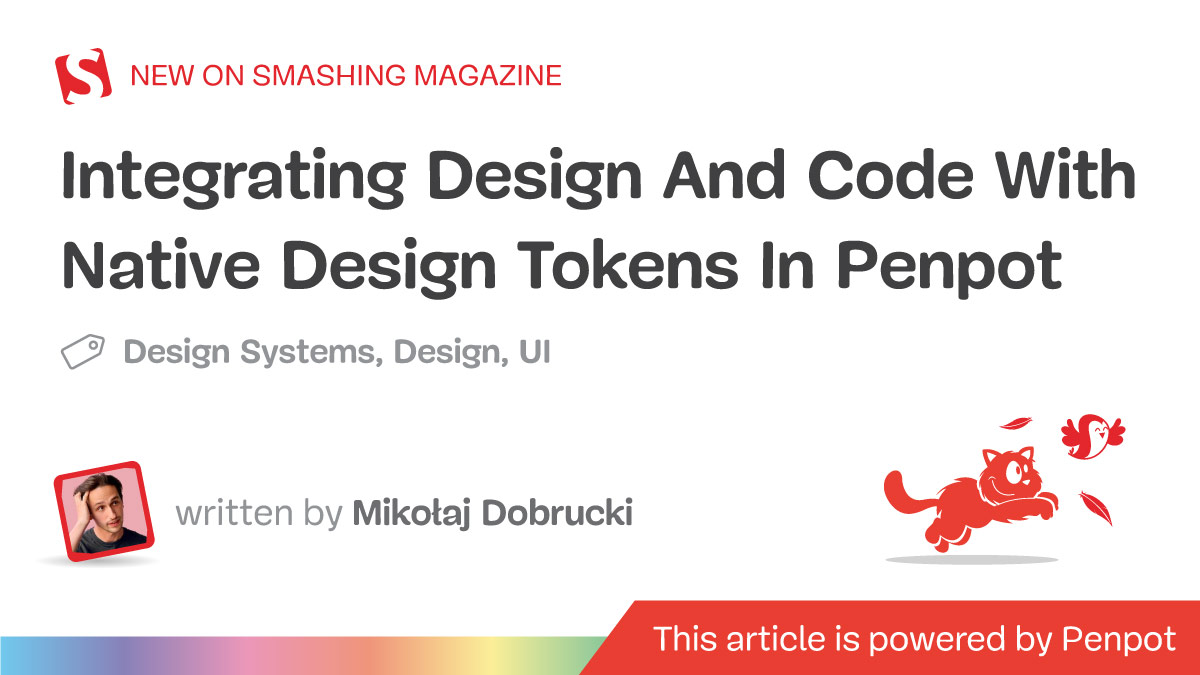 integrating design code native design tokens penpot