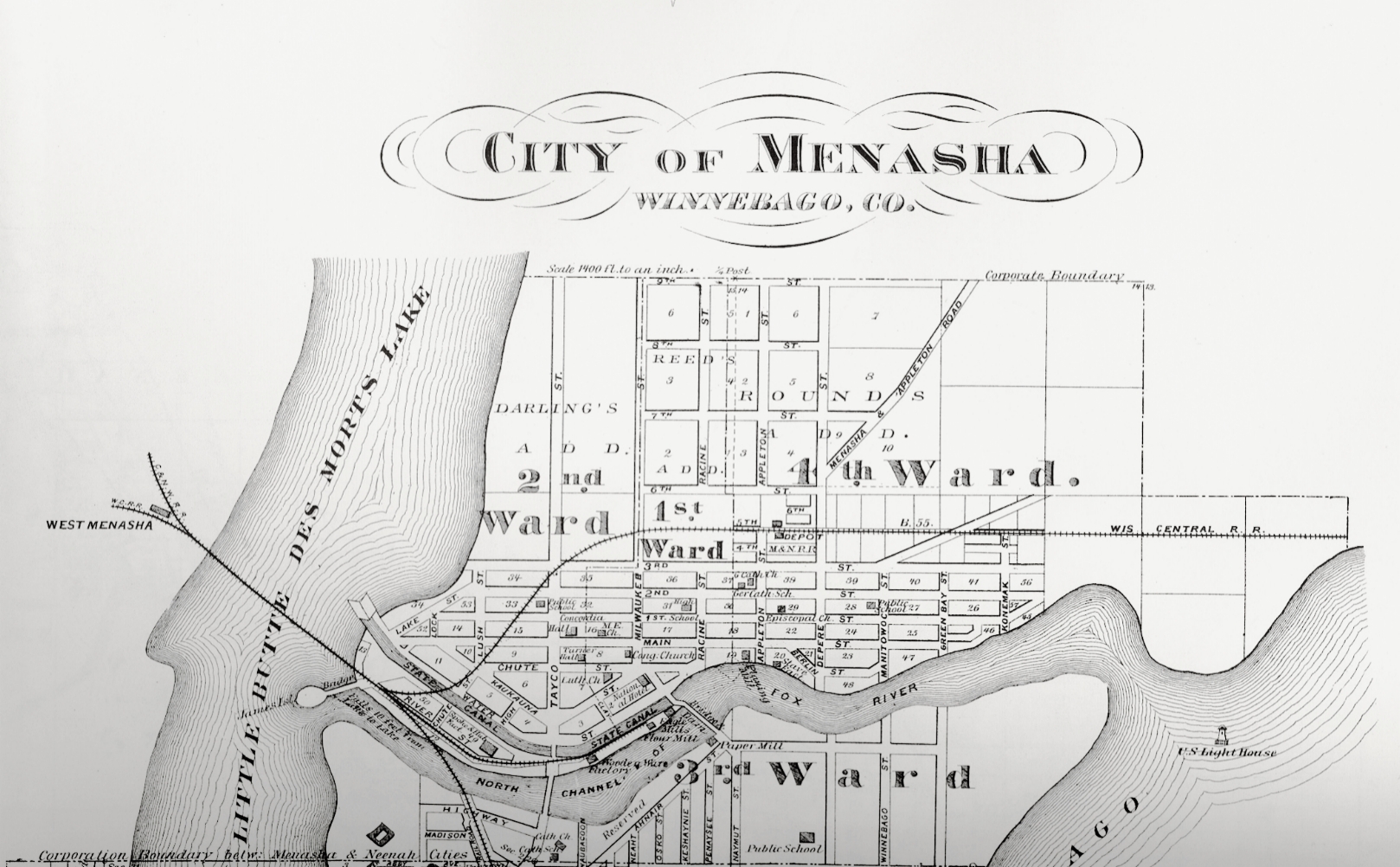 Menasha Gis Map At Samuel Unwin Blog 