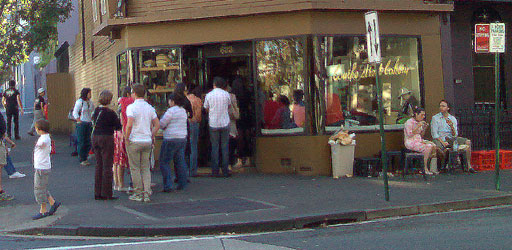 Surry Hills must be the only place outside the former Soviet Union where people queue for bread.