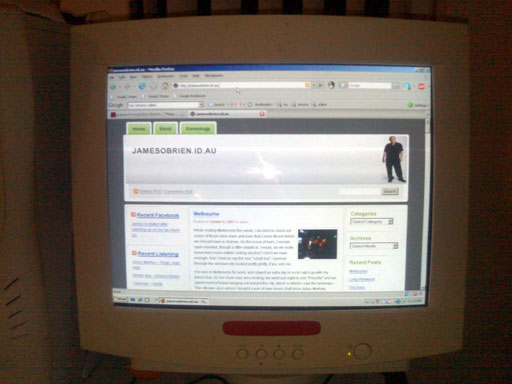 Discarded Computer Screen