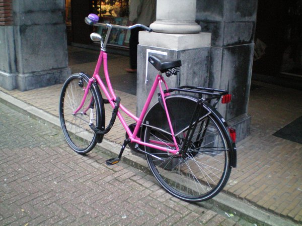 They ring their bells too much. They don't wear helmets, and don't use their lights at night, and their bicycles are mostly fairly drab. This isn't!