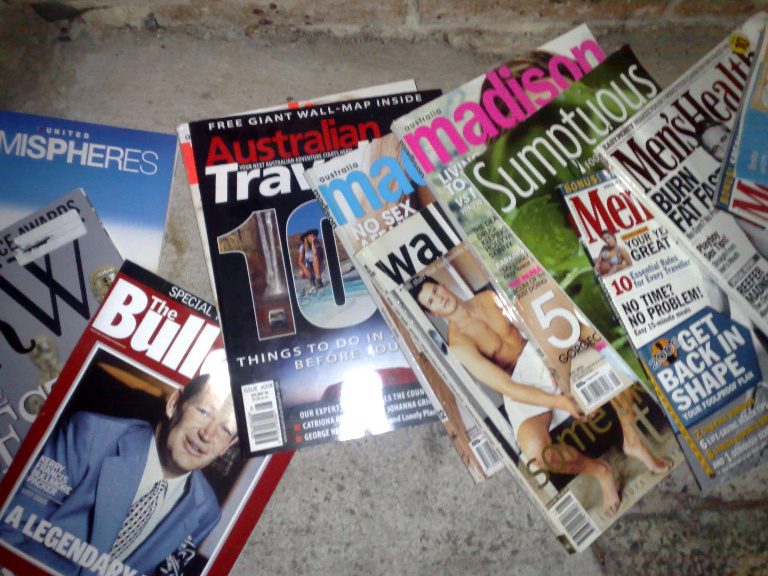 Discarded Magazines
