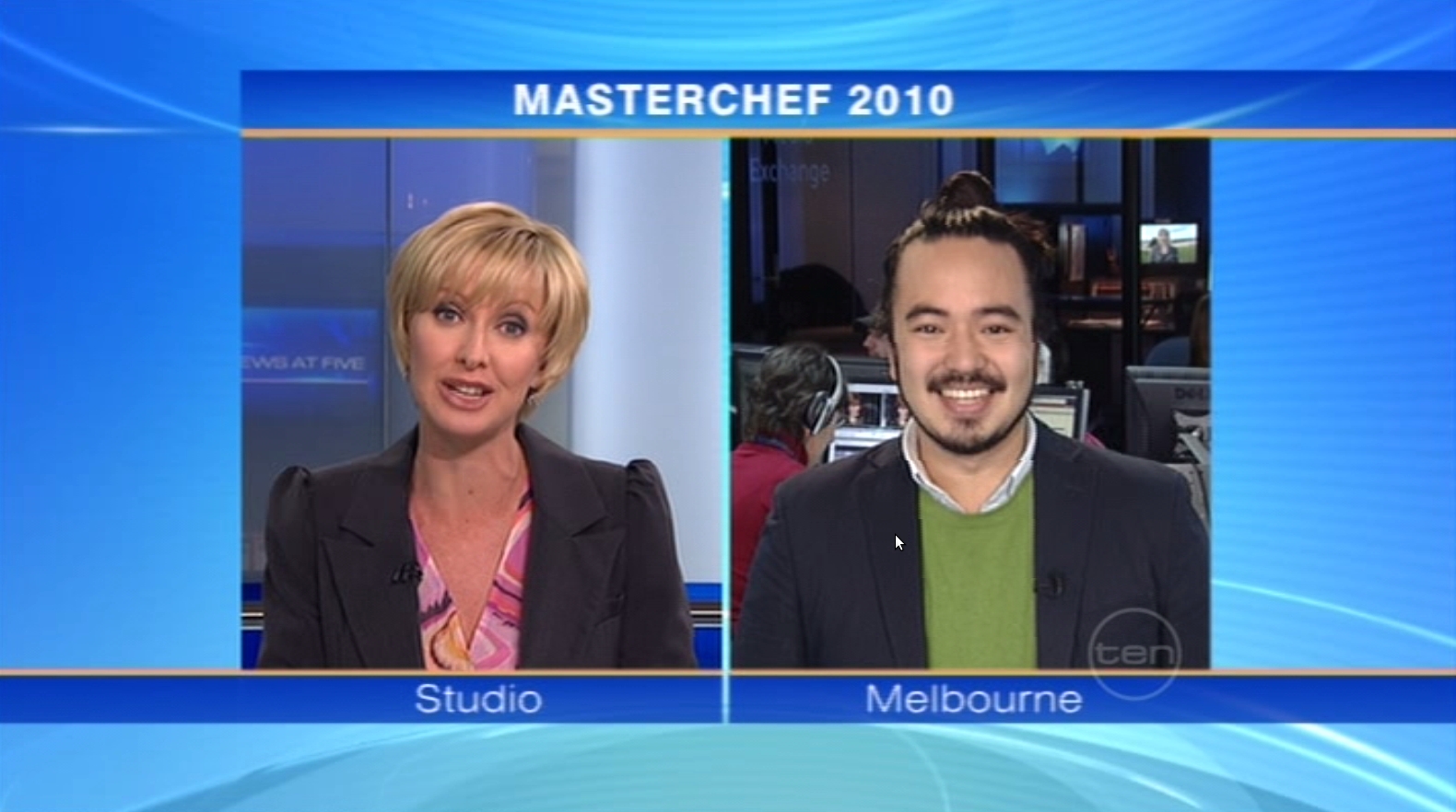 Masterchef winner on Channel 10 News