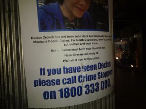 Missing boy