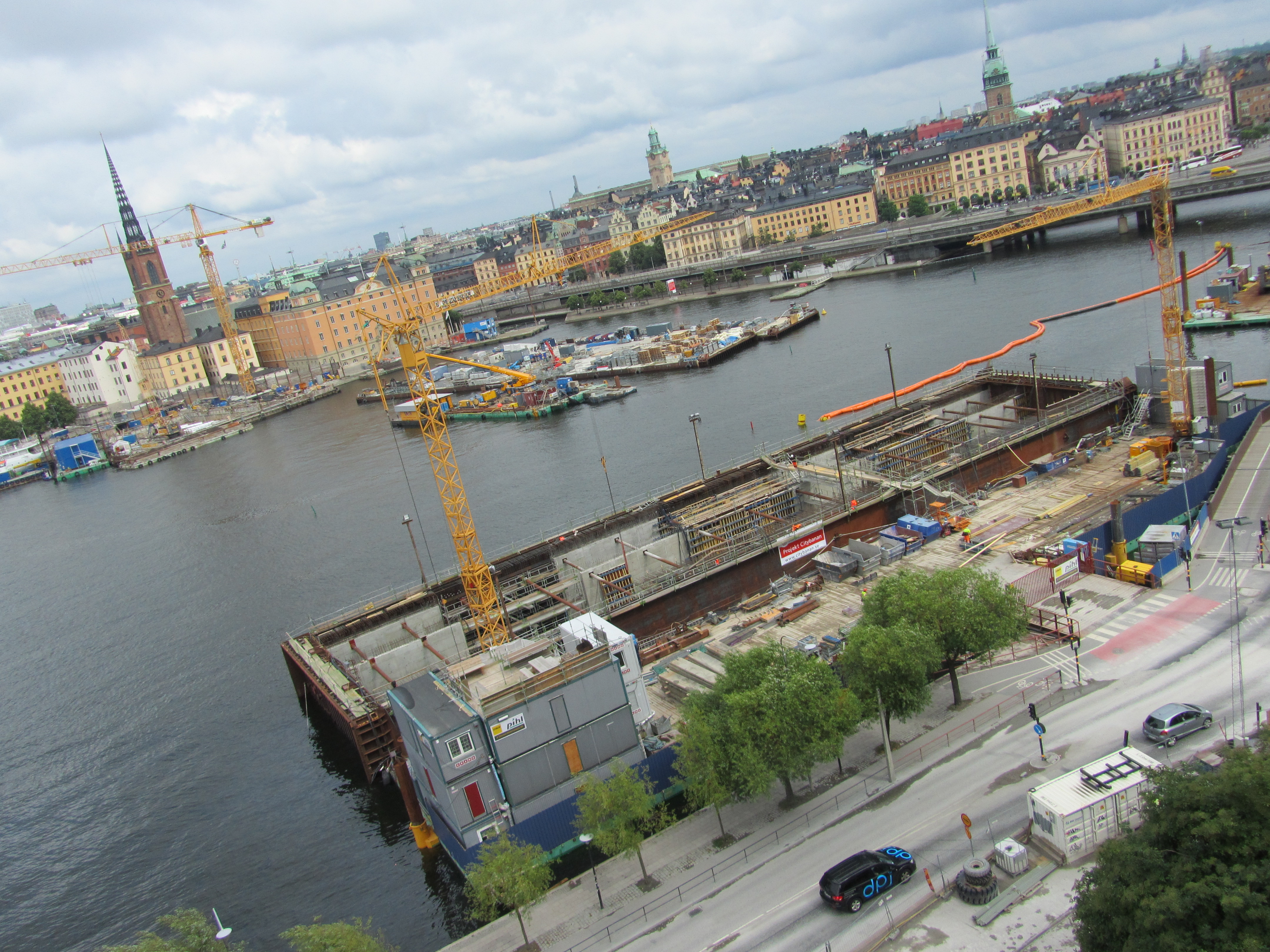 Stockholm under construction