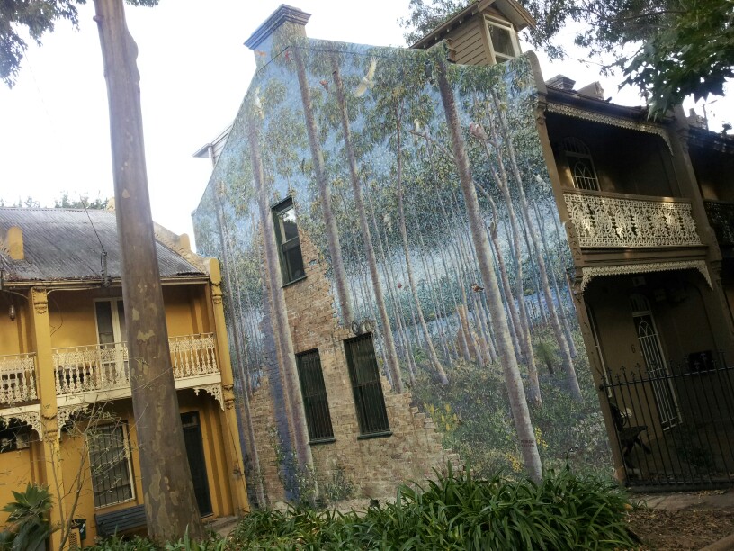 Bird mural on Edgley/Nickson Street, Surry Hills