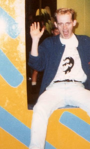This is me, aged 23, attending Expo 88