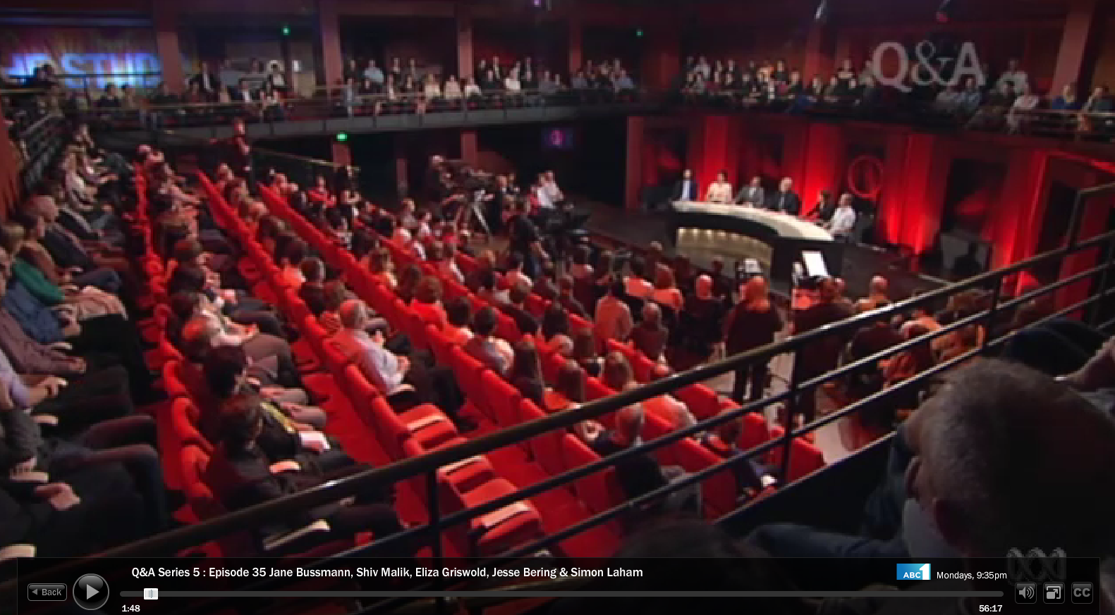 QANDA at The Studio at Sydney Opera House
