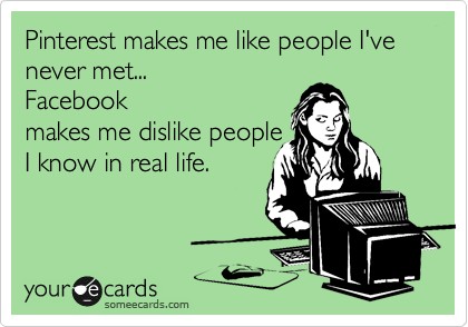Facebook and Pinterest