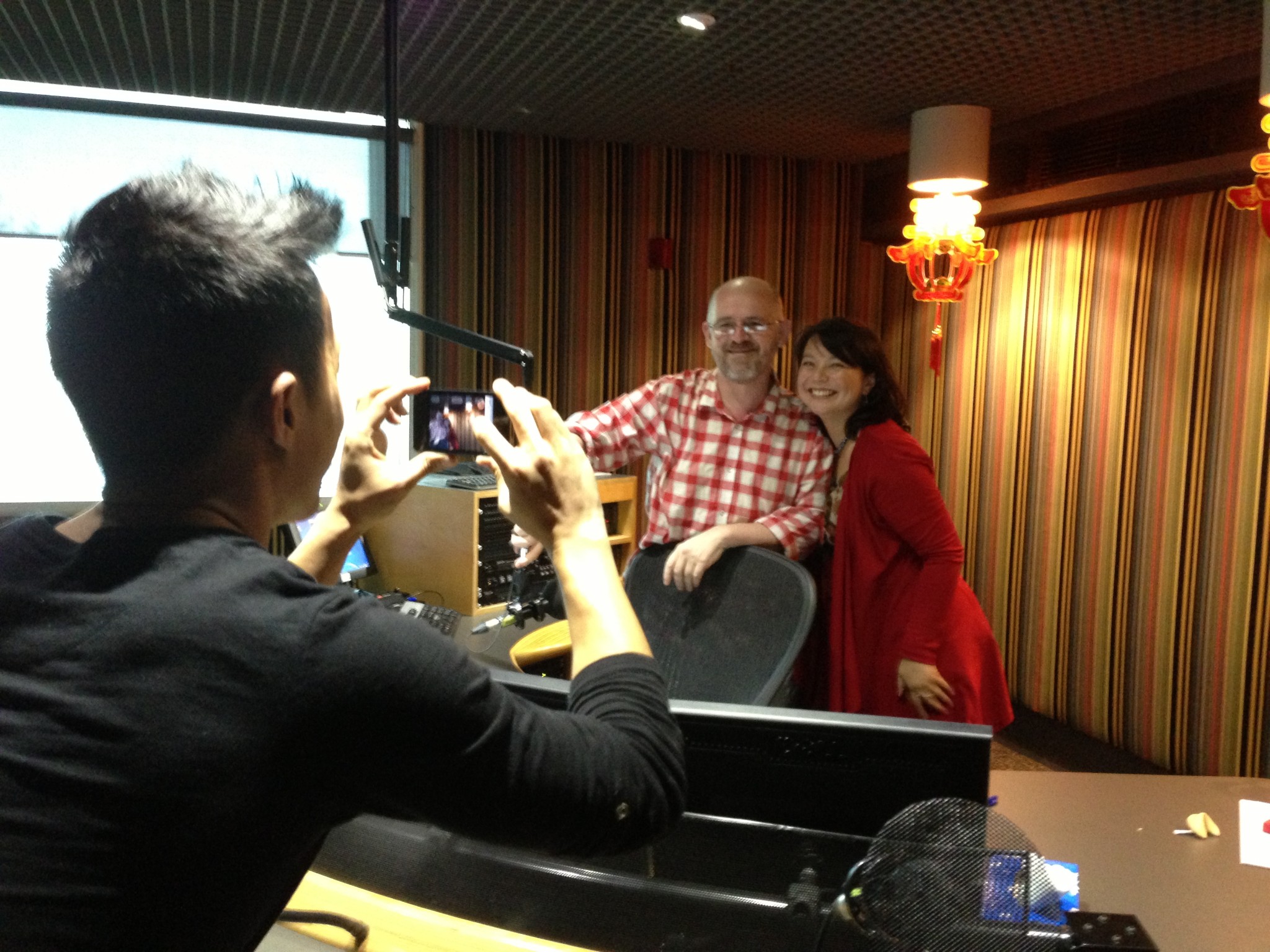 David, James, Andrea in 702 ABC Sydney studio