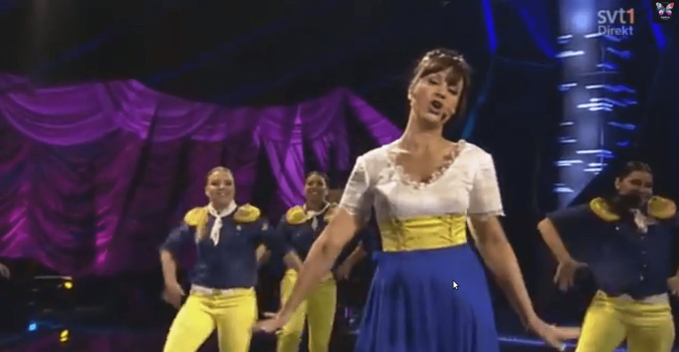 Petra Mede hosts Eurovision